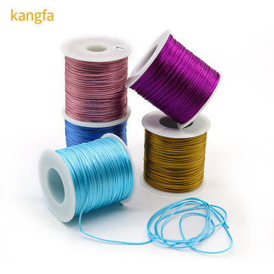 80m chinesischer Knoten Schnur/Seil/Dreh Singal Farbe oder Regenbogen Farbe für Armband Halskette