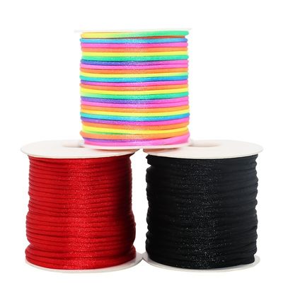 DIY chinesischer Knoten Nylon geflochtenes Seil Taiwan Jade Faden Farbiges Gold 0,8 mm 1,0 mm 1,5 mm