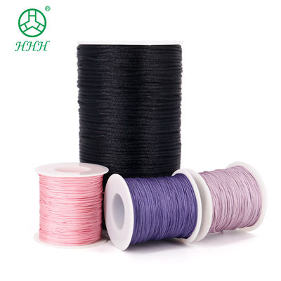 Gewebte Halskette Seil 1 mm für DIY Handgefertigt Perlen rotes Seil Fäden Schmuck Jade Faden