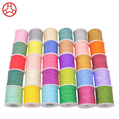 50g Seidenfaden Schmuck 3mm 1mm Armband Faden für Schmuckwaren