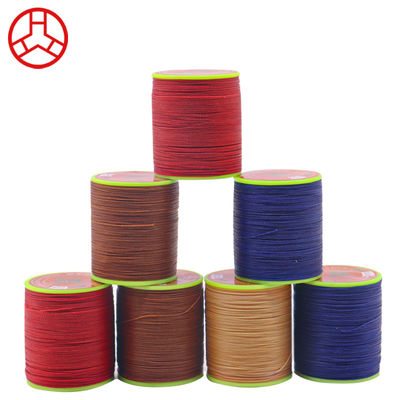 0.65mm Rundwachs Hand genäht Wachs hochfester Kernnähtfaden für Leder-Nähen Polyester