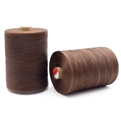 Farbfestes Polyester 150d Flachgewachster Faden, geeignet zum Nähen und Weben von Leder