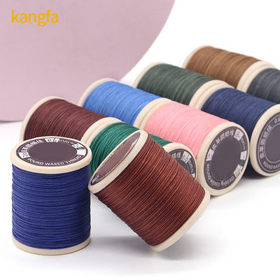 Handstrickerei 420D/3 Garne Zählen Nähgarne für Ledertasche DIY Armbänder 30 Farben