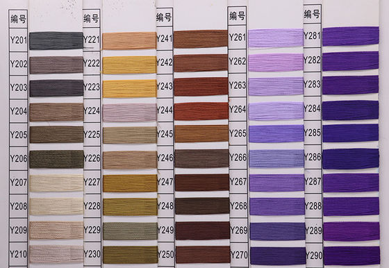 Boho Tausendfarbe 100% Viskose Rayon Mercerized Stickgarne Filament Garne Typ