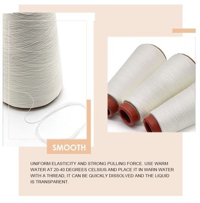 20/2 40/2 Spun Polyester Nähgarne Weißes Muster 100% Wachs