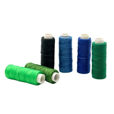 100% Polyester-Leder rundes Wachsgetreide für handgenähte Lederartikel 0,45 mm 85 Farben