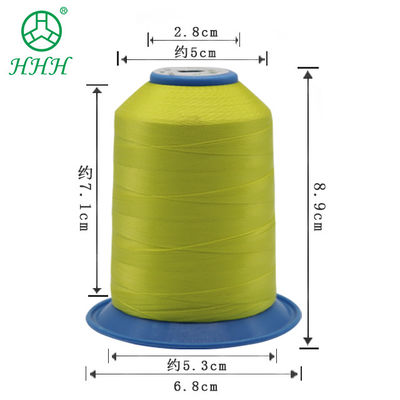 UV-Schutz 210D 1300m Kegellänge Polyester Nähgarne für Hochfestigkeit Coat Schuhe