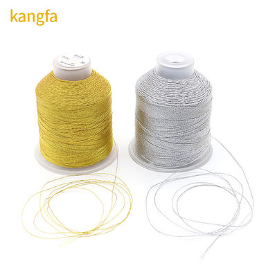 100 g Gold und Silber Seiden Muti-Fäden Polyester Metallgarn Faden für DIY Stickerei