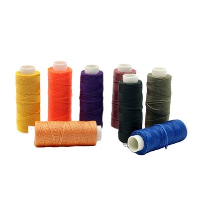 12g 60m Spundgarn Handnähten Wachsgarn für Leder DIY 80 Farben Maßgeschneidert