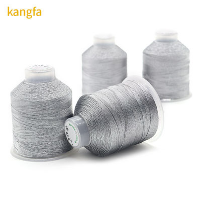Schmuckstrang 100% Polyester Silber Seide Metallgarn mit 3 Strängen Mehrfarben