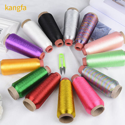 150d/2 Polyester Metall Lurex Garne für Stickereien M/MXH/MS Metalldraht zu Wettbewerbspreisen