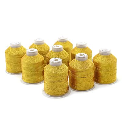 100% Polyester M-Typ Metallfaden für MERCERIZED Hochzugsfestigkeitsbroderie