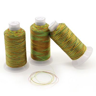 Regenbogen-Nähtgarne aus 100% gesponnenem Polyester zum Kreuzstich