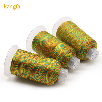 Regenbogen-Nähtgarne aus 100% gesponnenem Polyester zum Kreuzstich