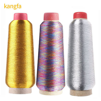Polyester-Metallbrockenfaden für Boho-Kleidungszubehör in gefärbter Viskose