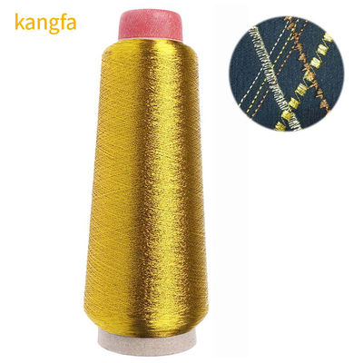 Polyester-Metallbrockenfaden für Boho-Kleidungszubehör in gefärbter Viskose