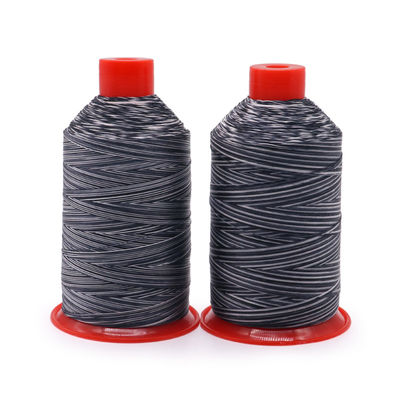 250 g/Kegel Hochfestigkeit Nylon Rainbow Bonded Thread Baumwolle Wachsgarn für Häkeln