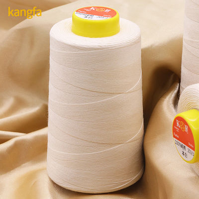 3000 Yard Overlock Kegel Nähgarne 100% Baumwolle für Maschinengefärbtes Muster OEM ODM