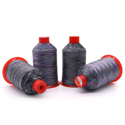 250 g/Kegel Hochfestigkeit Nylon Rainbow Bonded Thread Baumwolle Wachsgarn für Häkeln