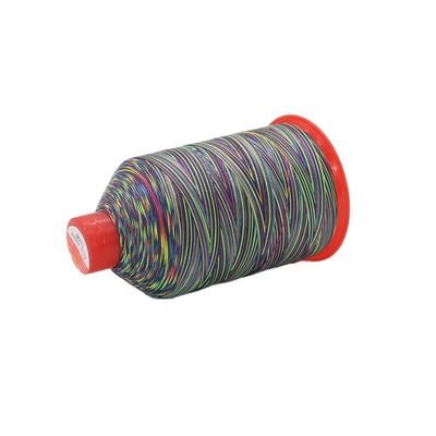 250 g/Kegel Hochfestigkeit Nylon Rainbow Bonded Thread Baumwolle Wachsgarn für Häkeln