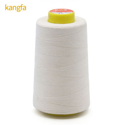 3000 Yard Overlock Kegel Nähgarne 100% Baumwolle für Maschinengefärbtes Muster OEM ODM
