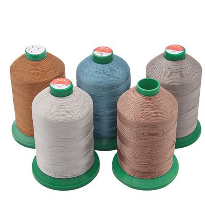400 g Rollen 1 mm geflochtenes Garn 210D/16 nicht gewachstes Polyestergarn für die Textilindustrie