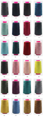 3000 Yards Schwarzes Nähfaden 2 Pack 100% Polyester Spulen für Strickwaren und handgefertigte Produkte