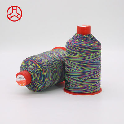 Tex 70 Mehrfarbiger Regenbogen 69 Nylon 66 FDY-Gefänge mit Musterfarben und Gewicht 250 g