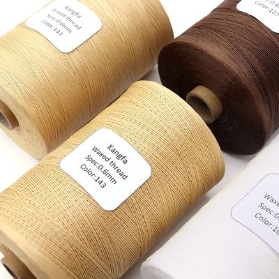 100% Polyester 1kg Farbe Hand genäht Flachwachsfaden für Lederwaren mit 240 Farben
