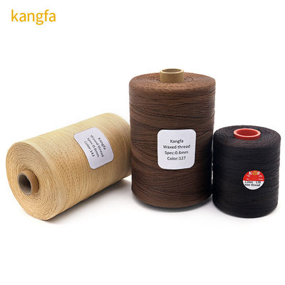 100% Polyester 1kg Farbe Hand genäht Flachwachsfaden für Lederwaren mit 240 Farben