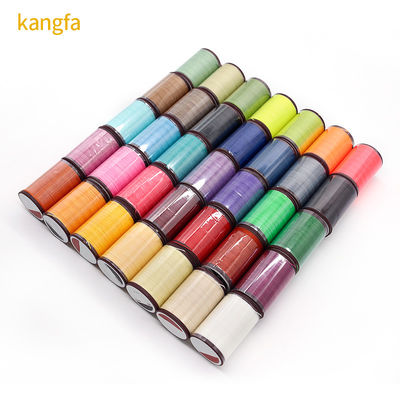 80 Farben 0,8 mm Leder Nähwaschfaden Kunststoffkegelmaterial für handgefertigtes Handwerk