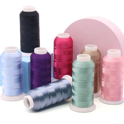 4000 Yard Polyester Stickfaden 120D Garnzählungen für Maschinenbroderie