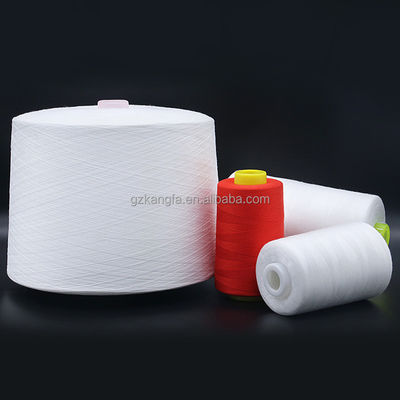 60/2 MERCERIZED Nähgarne 100% Polyester Tfo Knotenlose Färbungstübe mit 1