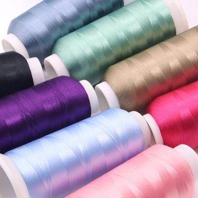 Nachhaltig 720 Farben 120D/2 100% Polyester Stickfaden für Maschinenbroderierung
