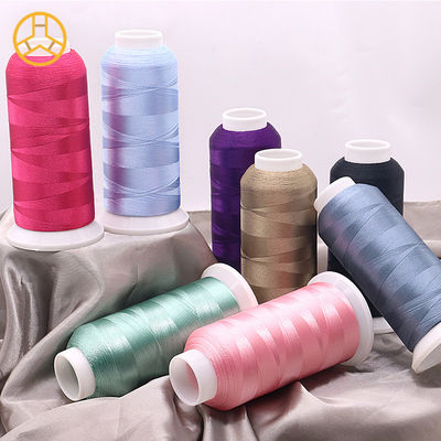 Nachhaltig 720 Farben 120D/2 100% Polyester Stickfaden für Maschinenbroderierung