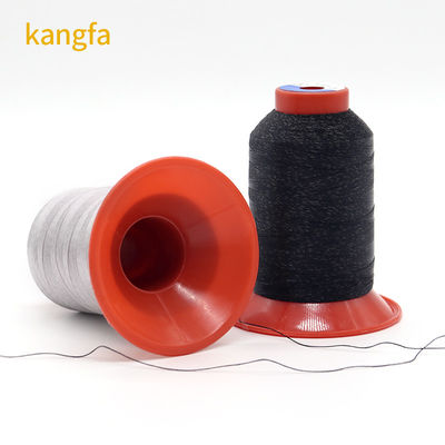 100% Polyester antistatisch leitfähiges Garn für ESD-Gewebe Kleidungsgarn Durchmesser 0,45 mm