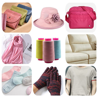 40s/2 100% Polyester-Stiftgarne Garne Typ Spun und Abrasionsbeständigkeit