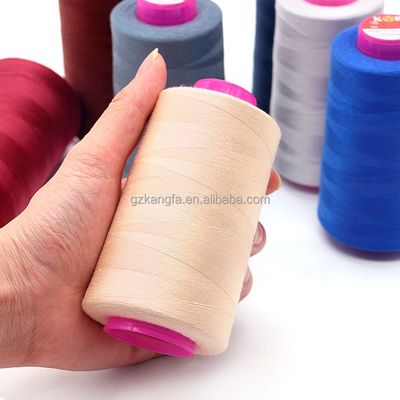 5000yds Nähmaschinenfaden 100% Spund Polyester Nähfaden 40/2 OEM ODM akzeptiert