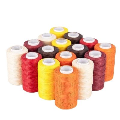 Kleiner Rollen 150d 0,8mm 30m Spun Wax Thread für handgewebte Taschen und Armbänder