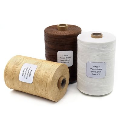 150D 1kg Wachsgetriebene Nähgarne für Leder Schuh Handsticken Handwerk Polyester Langlebig