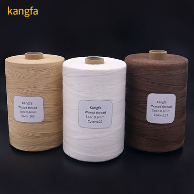 Schwarz 0,6 mm 1 mm 100% Polyester Flachgewachster Geflechteter Faden für Lederwaren Wasserdicht
