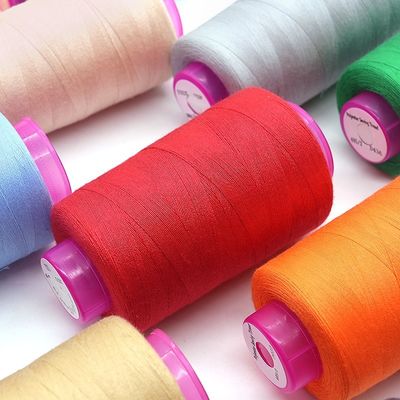 OEM/ODM Akzeptiert 100g 20s/2 Polyester Nähgarne in 1000 Farben für Textilbedarf