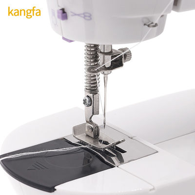 Einfache Handhabung Nähmaschine Mini Portable Haushalt mit Nachtlicht und Fußpedal