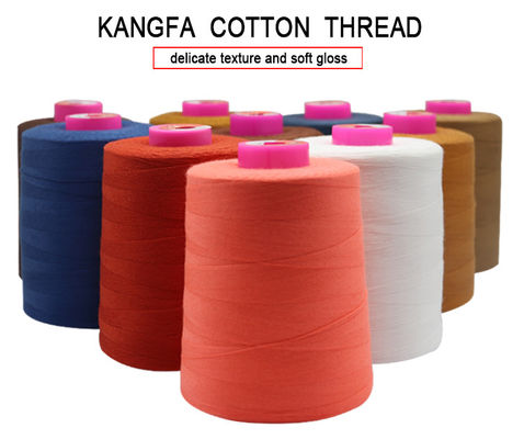 100% Polyester-Kleidungsstück Nähgarne 40S/2 5000y Handgefertigt Langlebig Polyester-Baumwolle