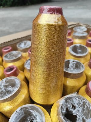 125g Kegelmaterial 100% Polyester Metall Stickgarne MS Typ Reingold 150D 120D zum Stricken