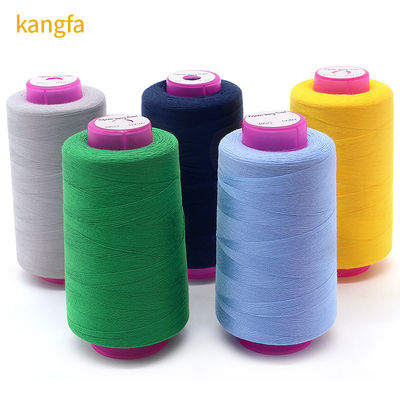 Spund-Garn-Typ kundenspezifisch 20/2 Polyester-Baumwollkern Nähgarne mit geringer Schrumpfung