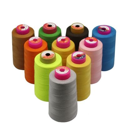 Spund-Garn-Typ kundenspezifisch 20/2 Polyester-Baumwollkern Nähgarne mit geringer Schrumpfung