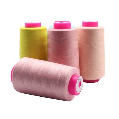 Spund-Garn-Typ kundenspezifisch 20/2 Polyester-Baumwollkern Nähgarne mit geringer Schrumpfung
