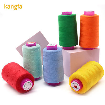 Spund-Garn-Typ kundenspezifisch 20/2 Polyester-Baumwollkern Nähgarne mit geringer Schrumpfung