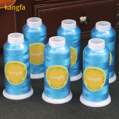 125 g Gewicht/Kegel 720 Farben 100% Polyester Stickfaden für die Maschinenbroderierung